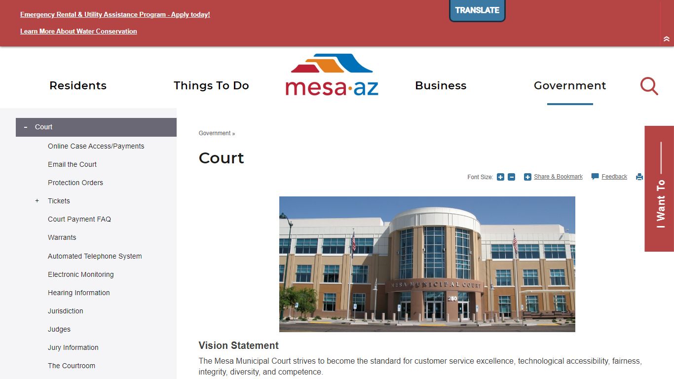 Court | City of Mesa - Mesa, Arizona